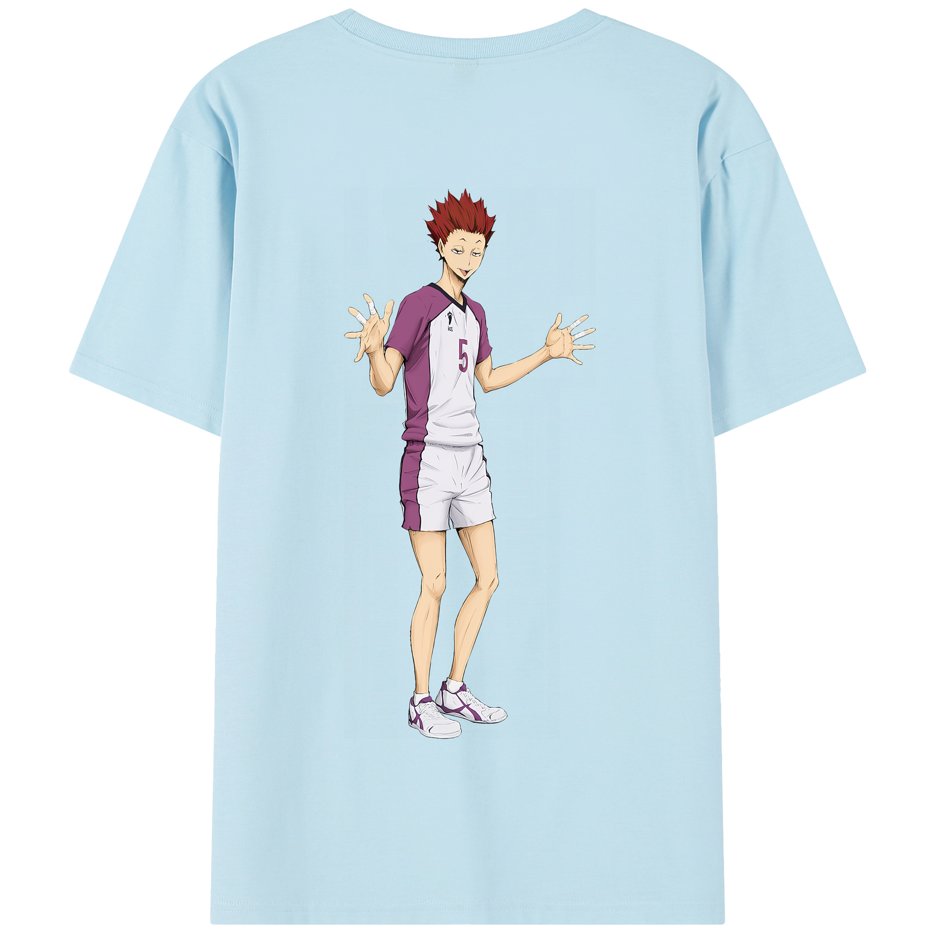 （画像用） ハイキュー!! Haikyu!! 綿100％半袖Tシャツ（背面プリント）